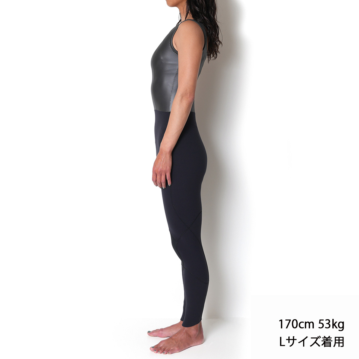 【受注生産】CRAFTSMAN WETSUITS 2mm LADIES` WETSUITS LONG JOHN NONZIP FLAT SKIN 2ミリ レディース ロングジョン フラットスキン